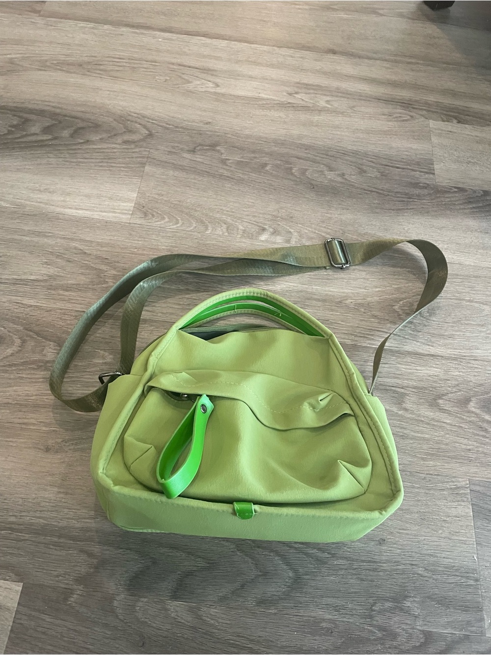 Viral tik tok Green Crossbody Shoulder Bag - Lightweight Everyday Tote